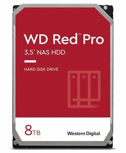 新品　内蔵ハードディスク 3.5インチ 8TB WD Red Pro WD8003FFBX SATA3.0 ウエスタンデジタル