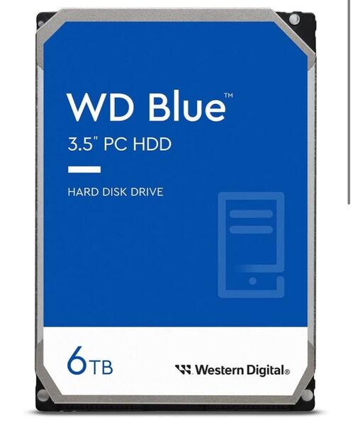 WD HDD 内蔵ハードディスク 3.5インチ 6TB WD Blue WD60EZRZ-RT SATA3.0 ウエスタンデジタル