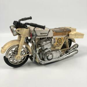 ジャンク 当時物 希少 ホンダ CB750 白バイ 日本製 ブリキ 昭和 レトロ ビンテージ HONDA バイク