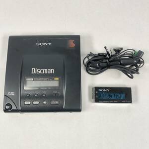 ジャンク SONY D-303 Discman ポータブルCDプレーヤー リモコン イヤホン MDR-E472 ブラック ソニー ディスクマン