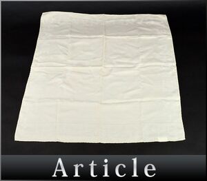 176494◇ CHANEL シャネル ココマーク スカーフ シルク アイボリー ホワイト 白 ロゴ ファッション 小物 シンプル レディース/ G