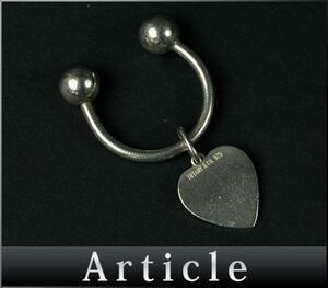 1773220 Tiffany&co Tiffany Heart бирка брелок для ключа кольцо для ключей Sv925 sterling серебряный серебряный мелкие вещи женский / G