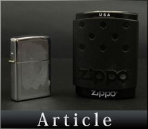 175389◇美品 着火未確認 ZIPPO ジッポ BIRDS OF PREY オイルライター 21069 B06 2006年 真鍮 シルバー イーグル 鷲 ケース付/ G_画像1