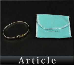 177311* Tiffany&co Tiffany hook & I bracele accessory Sv925 K18YG silver Gold lady's storage bag / E