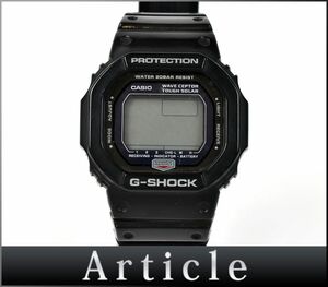 177230◆動作未確認 CASIO カシオ G-SHOCK Gショック The G DIGITAL 腕時計 電波 ソーラー GW-5600J デジタル 樹脂 ブラック メンズ/ D