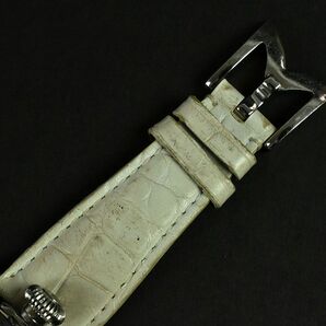 173811□動作確認済 GaGaMILANO ガガミラノ マヌアーレ40mm 腕時計 クォーツ 2針 5020.9 SS レザー 革 グレー シルバー メンズ/ Dの画像5