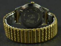 177227□動作確認済 ENICAR エニカ ウルトラソニック 腕時計 手巻き 3針 21石 ラウンド 100/88-10 シルバー ゴールド メンズ/ D_画像6