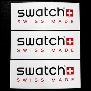 [ бесплатная доставка ]SWATCH Logo наклейка стикер 3 шт. комплект Swatch 