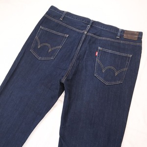  big size large size EDWIN Edwin ED503 regular strut Denim dark blue strut jeans made in Japan size 44 4XL corresponding 