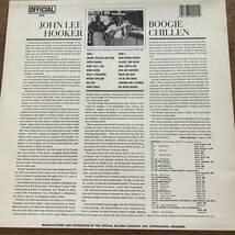 [Chicago Blues] LP / John Lee Hooker - Boogie Chillen / Official - 6029 / '89 / MONO / Denmark_画像2
