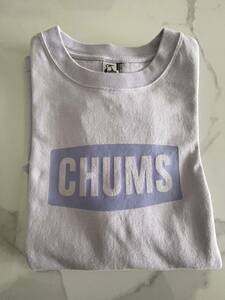  ◆CHUMS/チャムス　タグ付き　オーバーサイズヘビーウェイト Tシャツ　レディースL 薄いラベンダー　◆