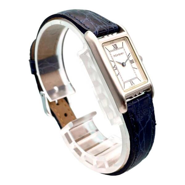 未使用■稼働 YVES SAINT LAURENT イヴ サンローラン YSL レディース 腕時計 アンティーク 綺麗 N619-214-3