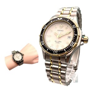 未使用■稼働 SEIKO セイコー メンズ 腕時計 ダイバーズ ウォッチ スキューバ 200m デイト C626-287-7