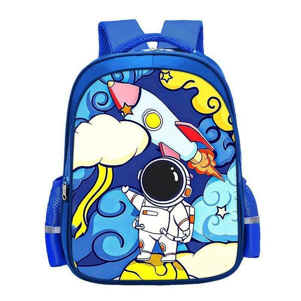 ★新品★ 可愛い 宇宙 ロケット 宇宙飛行士 リュック キッズ用 リュックサック 大容量 防水 通気性 丈夫 小学生 遠足 出がけ 旅行