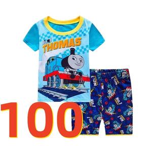 ★新品★機関車トーマス パジャマ ルームウェア セットキッズ 男の子 半袖 100