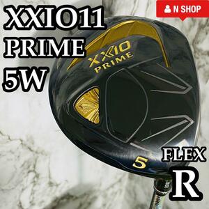 【試打程度】DUNLOP ダンロップ XXIO11 PRIME 11代目ゼクシオプライム 5W FW フェアウェイウッド メンズ 右 SP-1100 カーボン R