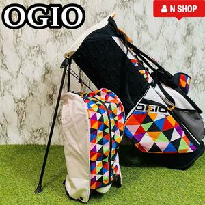 【美品】2023年モデル OGIO オジオ ハイブリッド スタンドキャディバッグ ゴルフバッグ 軽量