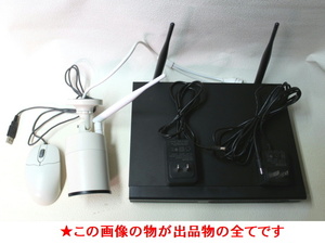 防犯カメラ WiFi監視カメラ 屋外防水 IPカメラ ハードディスク取り付け済み