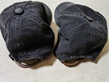 　二点セット　THRIFT　日本製　デニム キャップ 帽子 黒 SIZE フリー_画像4