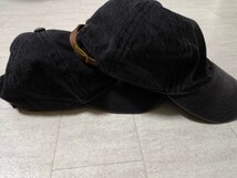 　二点セット　THRIFT　日本製　デニム キャップ 帽子 黒 SIZE フリー_画像6