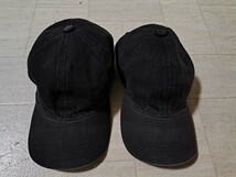　二点セット　THRIFT　日本製　デニム キャップ 帽子 黒 SIZE フリー_画像1
