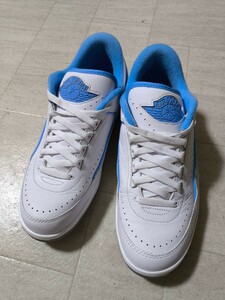 AIR JORDAN 2 LOW "UNIVERSITY BLUE" DV9956-104 （ホワイト/ユニバーシティブルー/セメントグレー）