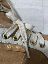 サイズ：41　売り切り　断捨離　　SUPERGA X SCOTCH&SODA コラボシューズ フルレザー スペルガ　スエード スニーカー_画像5