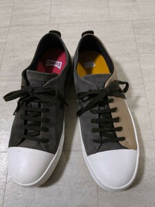  размер :42 прекрасный товар обычная цена :23100 иен CAMPER [ Camper ] TWS / кожа спортивные туфли ( серый )