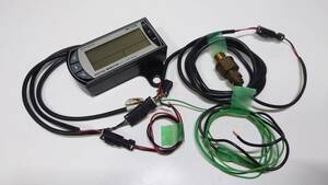 アクティブ デジタルモニター REV & TEMP METER 動作確認　ACTIVE DIGITAL MONITOR 油圧センサー タコメーター