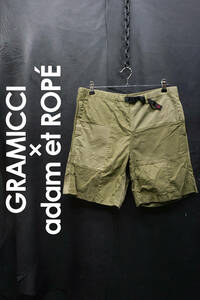 GRAMICCI × adam et Rope 別注パッチワークショーツ M/86cm ハーフパンツ クレイジーパターン クライミングパンツ アダムエロペ グラミチ