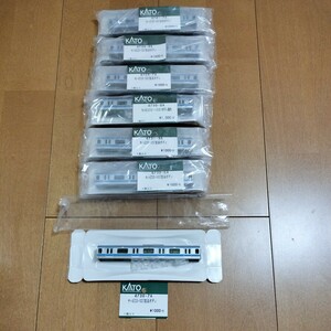 [ secondhand goods ]①KATO E233 series capital . Tohoku line body only 7 both minute set railroad model N gauge JR East Japan . water metal 