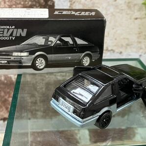 tomica トミカ COROLLA LEVIN II ADO COMPANY アイアイアドカンパニー プロデュース 黒×グレー 日本製の画像6