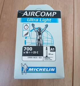 【未使用品】MICHELIN(ミシュラン) AIR COMP A1 700X18/25C バルブ長60