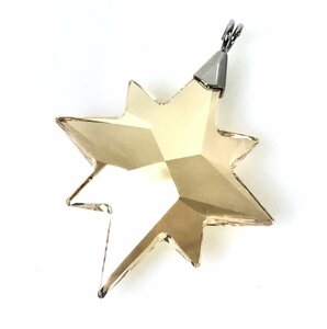  Swarovski SWAROVSKI Star звезда crystal орнамент прозрачный Gold ширина 4cm YZ-570