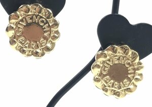 ji van si.GIVENCHY flower motif earrings Gold color YAS-9585