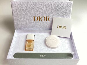 未使用　ディオール　Dior　ネイルケア　セット　ベースコート　アブリコ　クレーム　ネイルファイル　非売品／ノベルティ　KES-2525