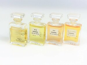 シャネル　CHANEL　No.5／No.19／アリュール ALLURE／ココマドモアゼル　オードパルファム　ボトル　3.5ml×4本セット　YK‐4879　