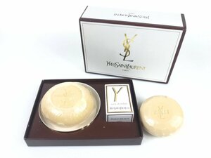 未使用　イヴ・サンローラン　Yves Saint Laurent　Y　ソープ　石けん　105g/20g(箱付き)/60g　3個セット　YK-6282　