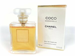 シャネル　CHANEL　COCO MADEMOISELLE　ココ マドモアゼル　オードパルファム　スプレー　50ml　残量：9割　YK-6350