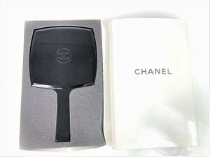 シャネル CHANEL 　ココマーク　ハンドミラー　手鏡　ノベルティ　非売品　ブラック YZ-414