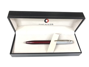 美品　シェーファー　SHEAFFER　回転式　ボールペン　黒インク　筆記OK　ケース付き　YZ-179　