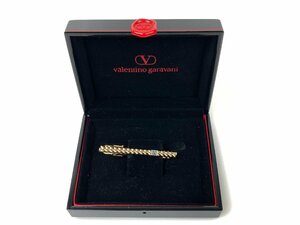 ヴァレンティノ ガラバーニ　valentino garavani　ロゴ　ネクタイピン　ゴールドカラー×シルバーカラー　YMA-1082