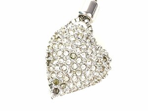 スワロフスキー　SWAROVSKI　ハート　ラインストーン　ベネチアンチェーン　ネックレス　シルバーカラー　YAS-5971