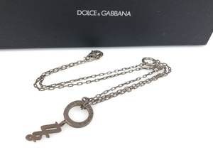 Dolce &amp; Gabbana Vintage DG Ожерелье для логотипа мужские дамы Yas-5119