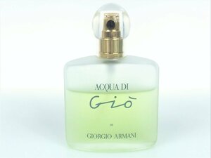 ジョルジオアルマーニ　GIORGIO ARMANI　アクア ディ　ジオ　ACQUA DI GIO　オードトワレ　スプレー　35ml　残量：7割　YK-3821