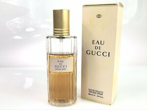 グッチ　GUCCI　EAU de GUCCI　オードグッチ　オードトワレ　スプレー　100ml　残量：8割　YK-5859