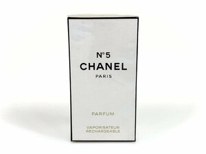 未使用　フィルム未開封　シャネル　CHANEL　No.5　パルファム　リチャージブルスプレー　15ml　YK-5058