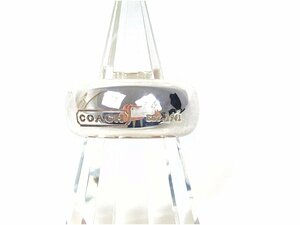  Coach COACH wide ring ring size 12 number silver 925 YAS-10816