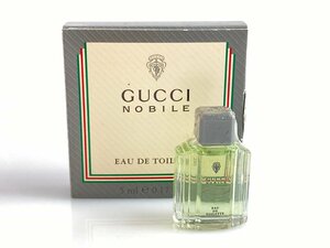 未使用　グッチ　GUCCI　ノービレ　NOBILE　フォーメン　オードトワレ　ボトル　5ml　ミニ香水　YMK-670