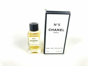 未使用　シャネル　CHANEL　No.5　オードトワレ　4ml　ボトル　ミニ香水　サンプル品　YMK672